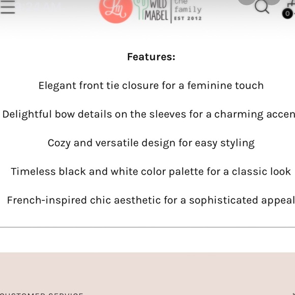 ELEGANT SOFT CREAM AND BLACK FRONT TIE CARDIGAN!!! Gorgeous!!! Size L - Picture 4 of 4